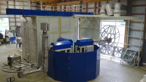 3A-3000 Rotational Molding Automatic Machine for Making Plastic Furniture Sofa photo-3
