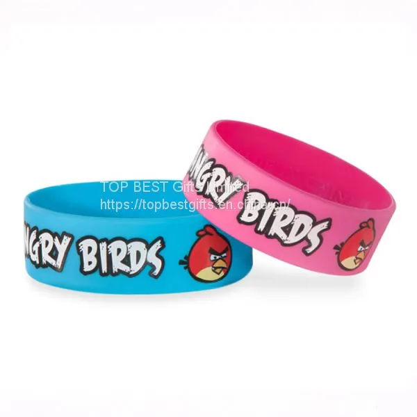 Customized Printed Wide Silicone Bracelets for a Cause