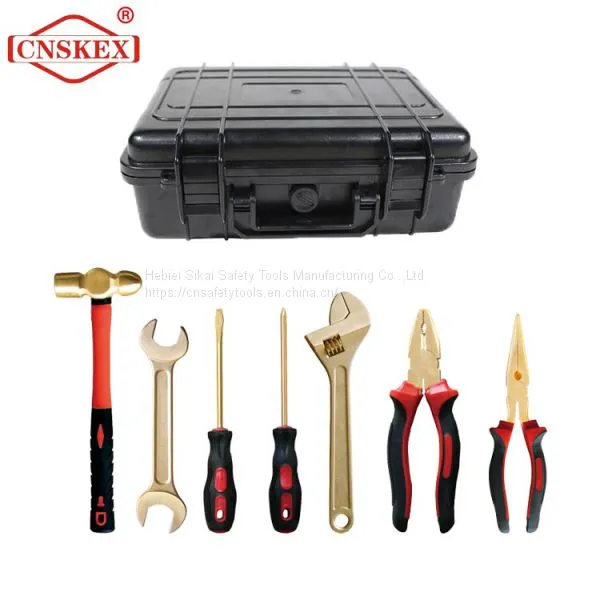 Non-sparking tools set -15pcs material is aluminum alloy in the Hebei SIKAI company