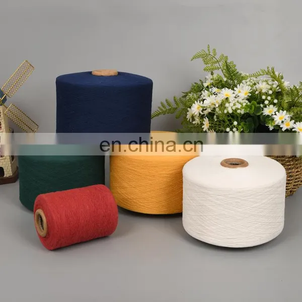 Wholesale 32/1 Oeko Tex Certified High Quality Ring Spun Dyed Color Bulk Organic Cotton Yarn Iplik for Knitting photo-6