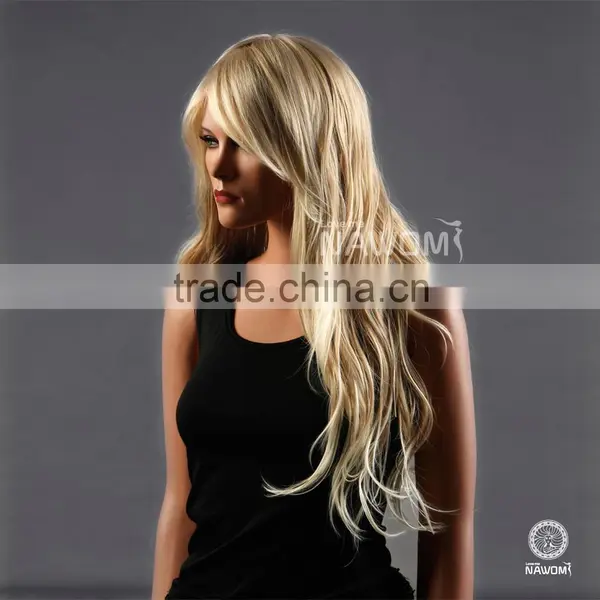 W3042 6A Grade Looking Natural Wave Real Human Hair Full Lace Wig photo-6