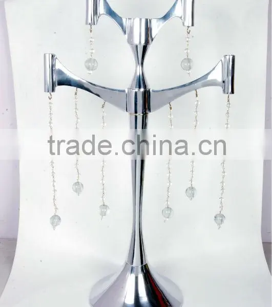 Unique Design Silver Wedding Candelabra, 9 Lite Wedding Candelabra photo-4