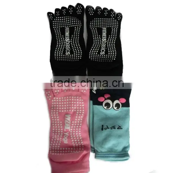 2016 Spring New Soild Knitted Five Toe Socks Men photo-3