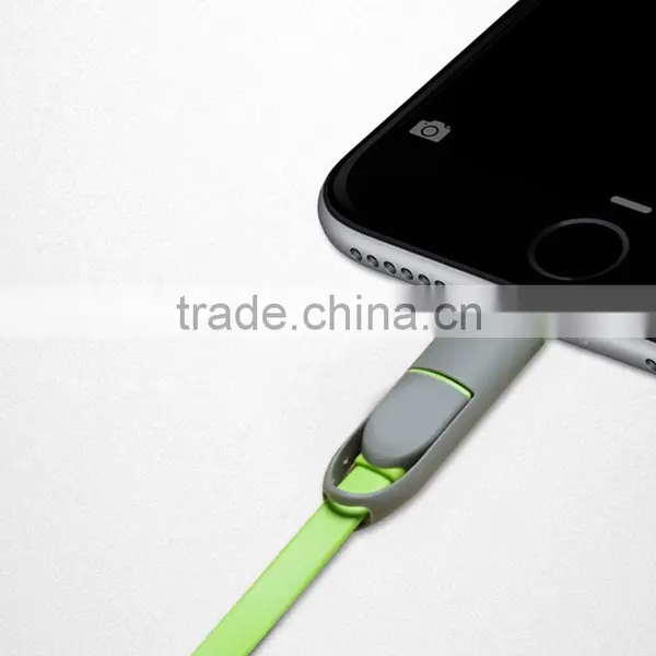 MOFi 2015 Hottest 1 Meter 2 in 1 Data Cable for Android and IPhone photo-4