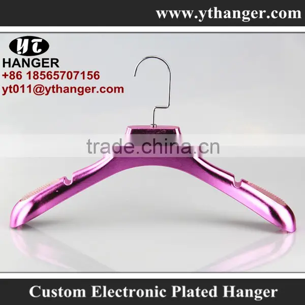 IMY-348 Violet Plating Plastic Colorful Hanger High End Electroplating Hanger photo-2