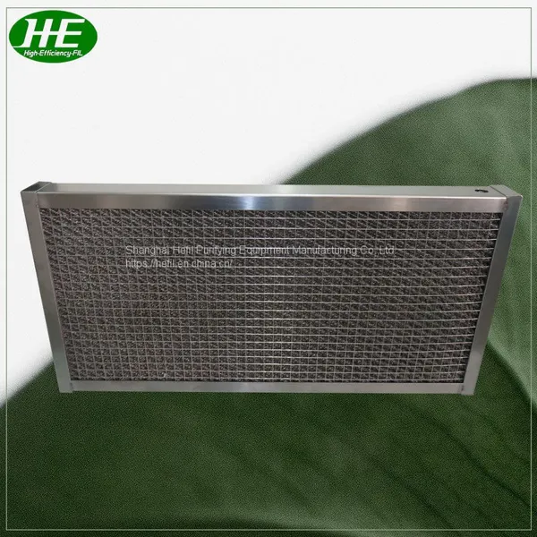 Factory Price Primary Effective Stainless Steel Mesh Metal Washable Air Filter photo-3