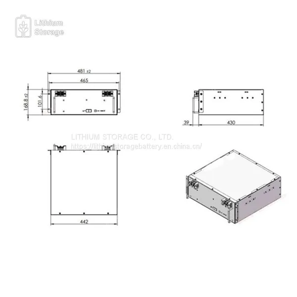 51.2V 100Ah Lithium Ion Prismatic Battery LFP Battery Pack Telecom Backup Power System Supplier photo-4