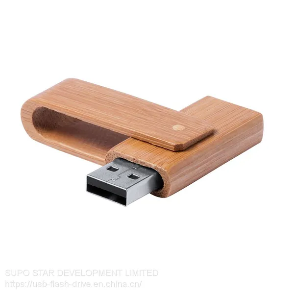Поворотный деревянный USB
