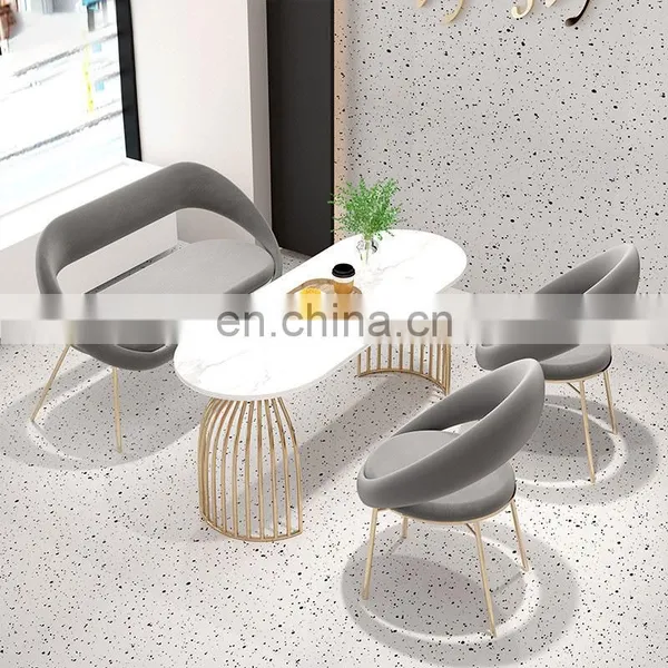 Nordic Leisure Style Salon Equipment Leather Sofa Hotel Chairs for Hotel Living Room Furniture photo-5