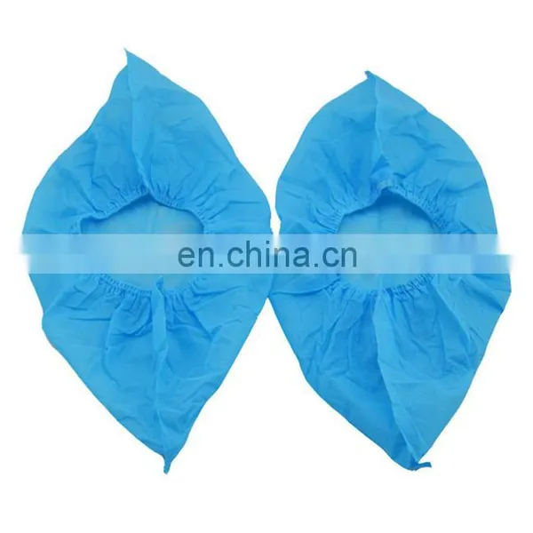 42*19cm Blue Disposable Boot Shoe Covers Slip Resistant photo-3