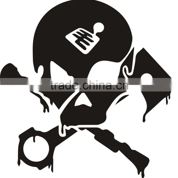 Skull Car Window Light Film Sticker, Removable Window Gel Stickers,gel Sticker Winow Glass Stickers