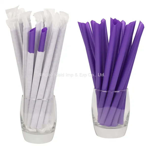 12mm Disposable Individually Packed Compostable And Biodegradable Pla Straws (5000/ Ctn) photo-2