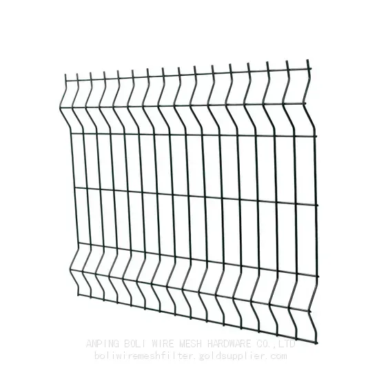 2025 Curvy Welded Wire Fence Supplier PE Coated and PVC Coated Welded Wire Fencing Curvy Welded Wire Mesh Fence photo-3