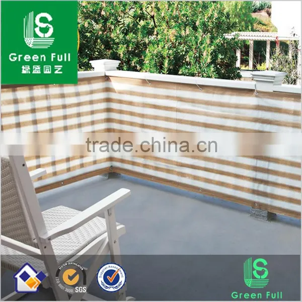 0.9x4.9M 100% New HDPE Sun Shade Sail Net With Straight Edge Alu Eyelet Balcony Fence Net With Rope for Balcony Quality Choice photo-6