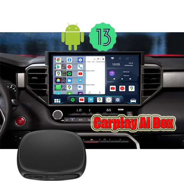 Hot Selling Carplay AI BOX CP-Q62 Octa-Core With SIM Card & TF Slot 4+64GB