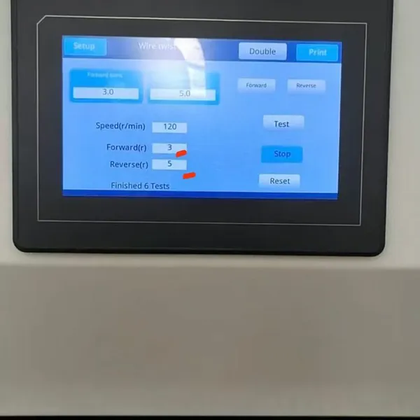 HST- HEZ6F Table ISO 9649 Digital Two Ways Automatic Loading 10mm Metal WIRE Torsion Testing Machine photo-6