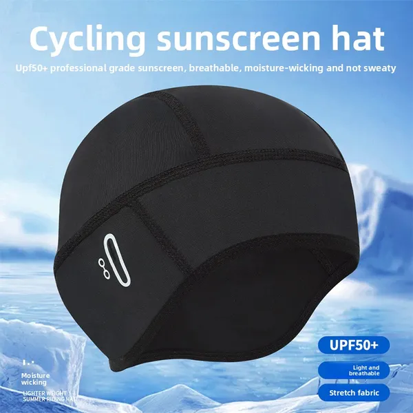 Wholesale Quick Dry Helmet Cycling Cap Anti-UV Anti-Sweat Sports Hat Motorcycle Bike Riding Bicycle Cycling Hat Unisex Inner Cap Outdoor Hiking Hats photo-5