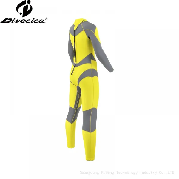 Free Diving Wear Reinforcement Knee Pad Soft Seams Surfingsuit SBR Neoprene Fullsuit photo-3