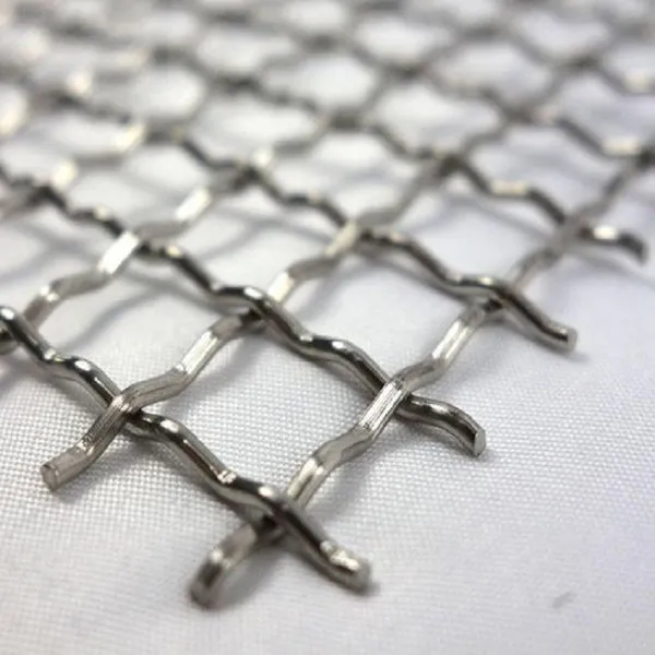 Plain Weave Wear Resistant Manganese Steel Wire Crimp Mesh Screen Vibrating Screening for Mining / Coal Washing photo-3
