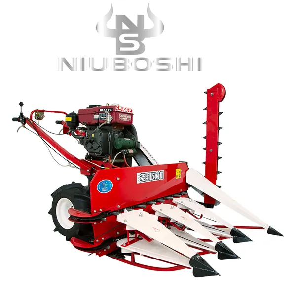 Wholesale Farm Self-propelled Walking Reaper Harvester Small Land Corn Millet Harvest Machine Factory Direct Supply photo-2