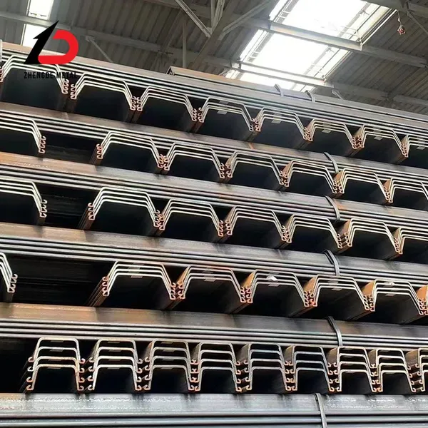 sy295 U Shape Steel Pile 400x100x10.5mm, 9m,12m Long