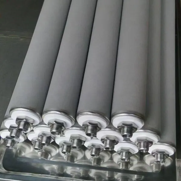 Titanium Filter Rod 50 Micron 50mm OD 800mm Length SS304 Jacket Included photo-2