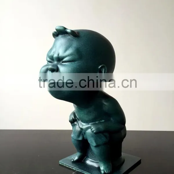 Figure Statue Designer Home Decor Abstract Modern Bronze Sculpture photo-5