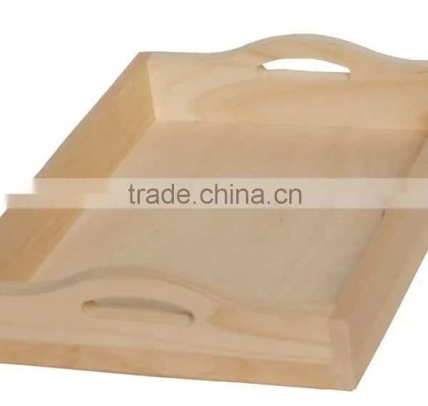 Food Grade Pine Wood Tray Wooden Fruit Tray Wholesale photo-2