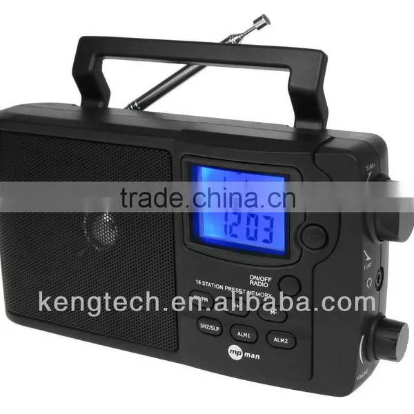 Best Selling Stylish Compact AC DC Digital Tuning PLL Radio photo-2