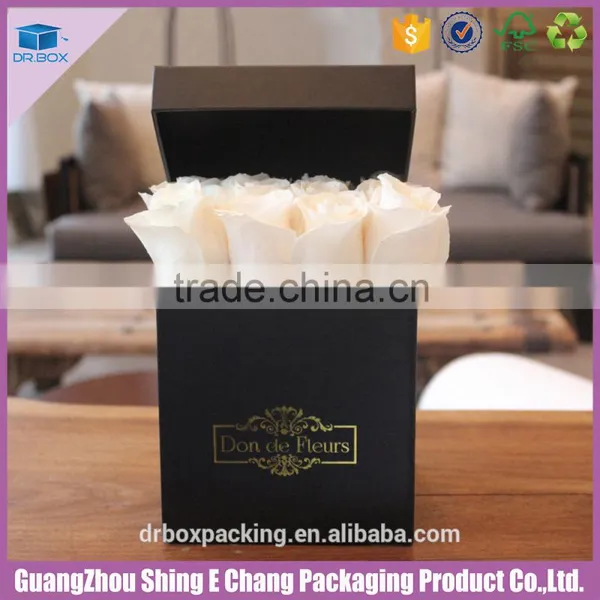 2016 High Quality Luxury Color Printing Paperboard Flower Box/ Flower Hat Box photo-3