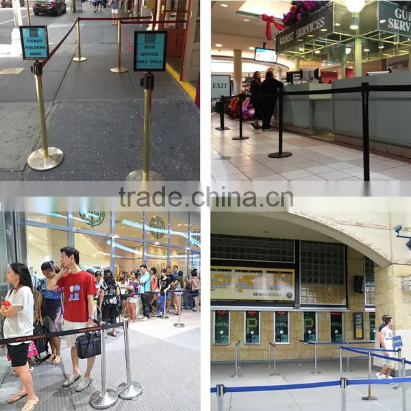Stainless Steel Retractable Belt for Queue Manage photo-4