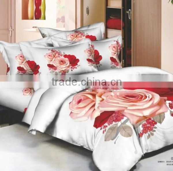 Trade Assurance 3D Designs Polycotton Good Quality Beautiful Bed Sheet photo-4