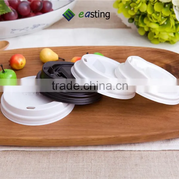 8 oz Coffee Cup Lid Disposable Pet Plastic Switch Lid photo-3
