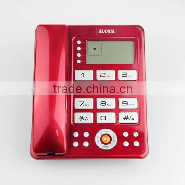 Fashion Red Handsfree 2 Line Caller id Telephone Set photo-5