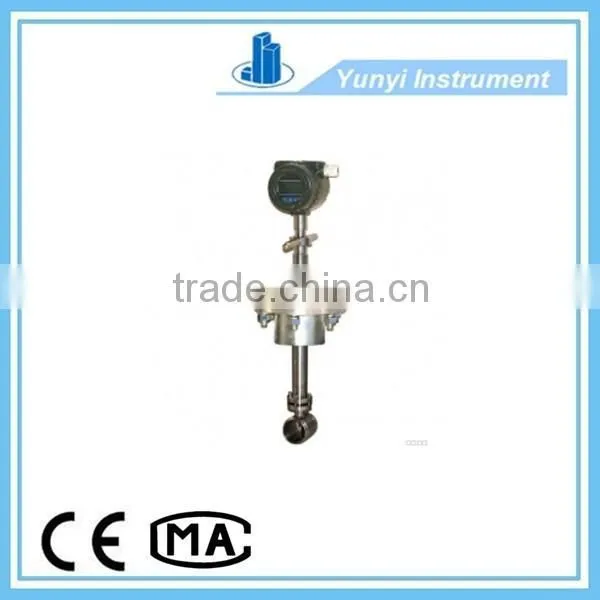 Plug-in type vortex flowmeter air flow sensor