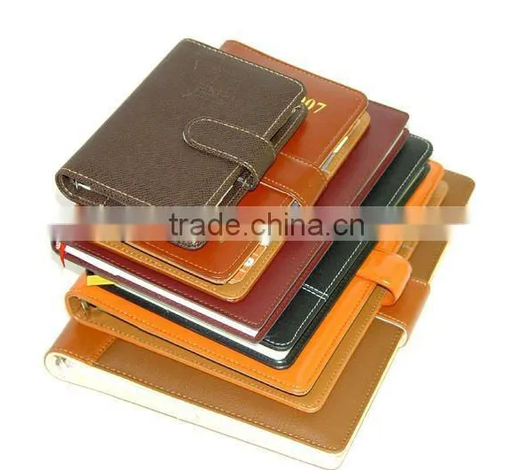 Leather Executive Notebook Loose Leaf Leather Journal Diary Leather Cover Notebook photo-3