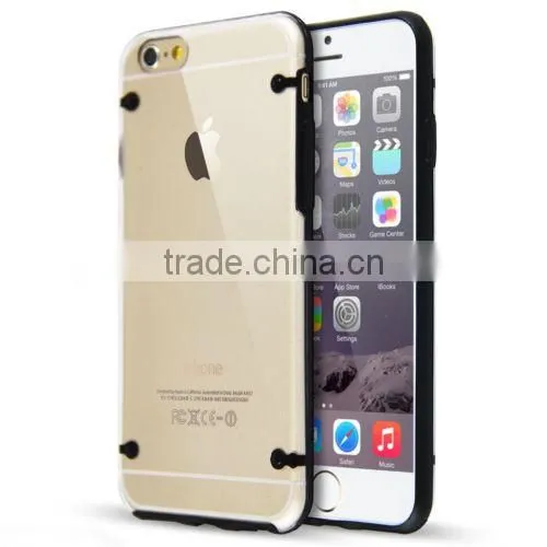 TPU Rubber Gel Ultra Thin Transparent Clear Protective Case Cover for Iphone 6s photo-3