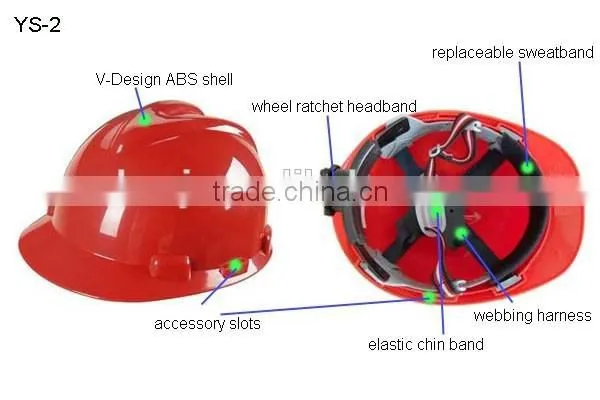 2016 Hot Selling ABS Safety Helmet Security Safety Helmet Manufacturer's Price for Sale photo-2