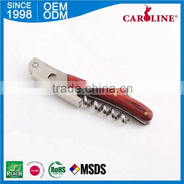 Low Price Embroidery Design Wine Opener Kit Double Up Corkscrew photo-2