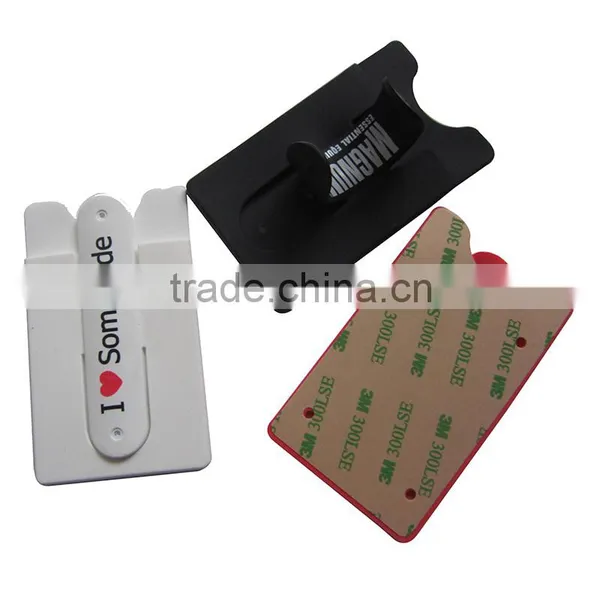 Silicone Cell Phone Card Holder With Stand photo-5