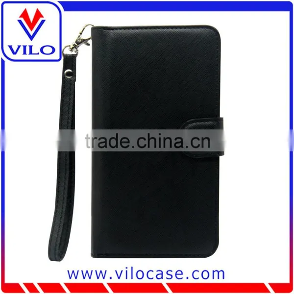 Wallet Case With Card Slot Book Flip Leather Case Cover for Samsung S6 photo-5