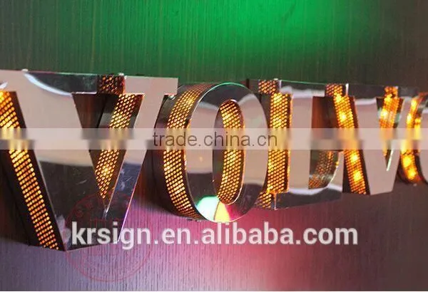 Luminous Letters / Sign Letters of Mirrored Stainless Steel/acrylic Punching Lighted Word/channel Letters Door Sign photo-2
