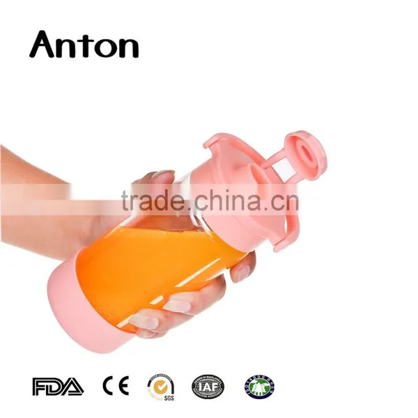 32oz High Quality Silicone Cap For Wholesale Glass Water Bottle With Handle photo-5