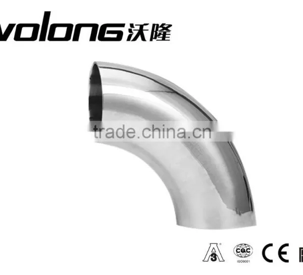 316l 304 Stainless Steel Pipe Fitting Polished 90 Degree Elbow