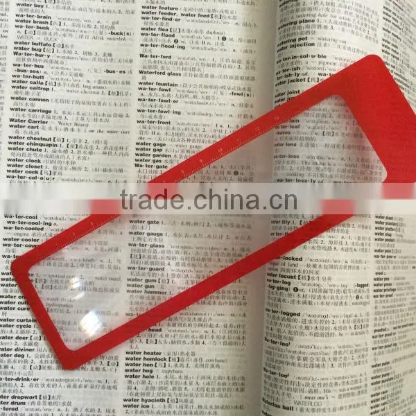 Plastic Bookmark Ruler Magnifier photo-3