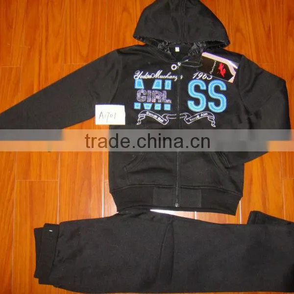 Lady/woman Knitted Fleece 200g 2 Pcs Set/suit photo-2