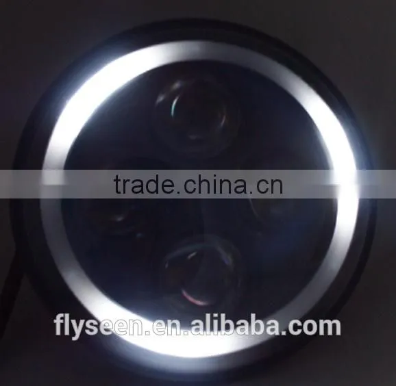 Led Jeep Headlight 7inch LED Headlight for Jeep Wrangler Hi/lo Beam 40w Ccfl Angel Eye Led Headlight photo-4