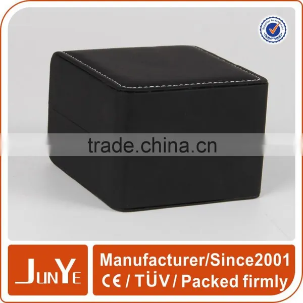 Logo Printed Handmade Packaging Luxury Leather Branded Watch Box photo-2