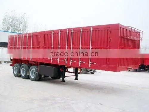Competitive Low Price High Quality 50ton 60ton 70ton CIMC 2016 New 3 Axle Side Wall Semi Trailer for Sale photo-4