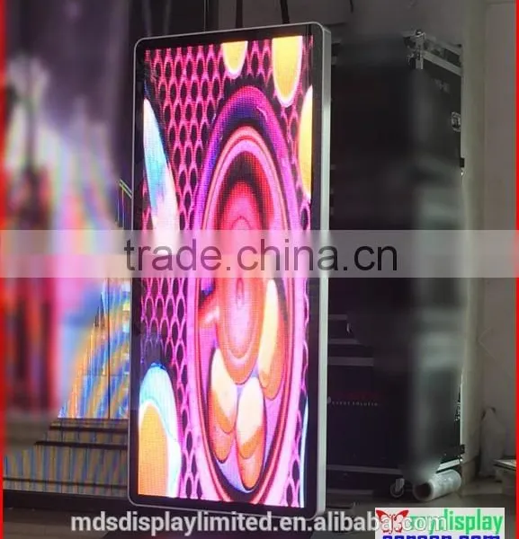 Led Commercial Advertising,p5 Outdoor Stand,Mobile Indoor,48cm x 176cm,19" x 69",hd Advertise, 96*352 Pixel,p2.5,p5 photo-5
